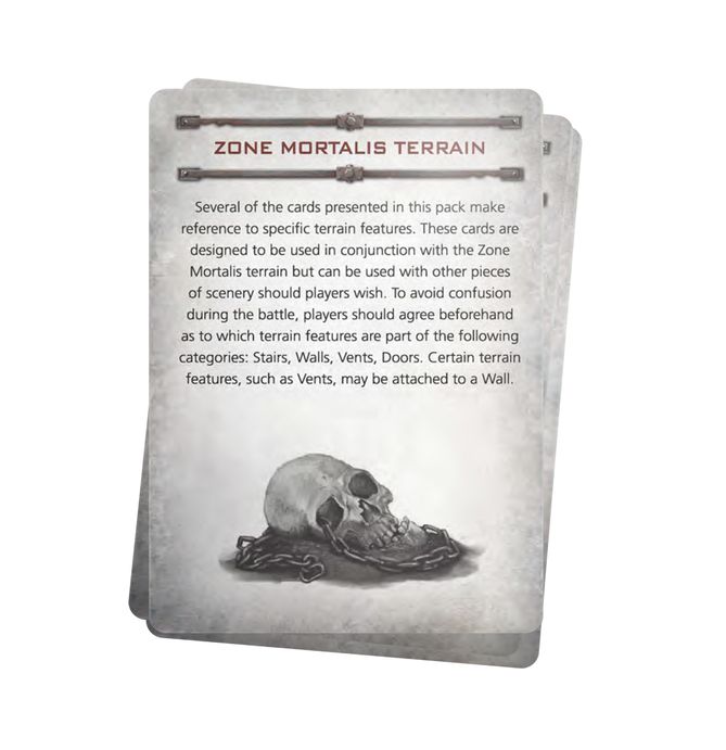 (GW) Necromunda Zone Mortalis Gang Tactics Cards