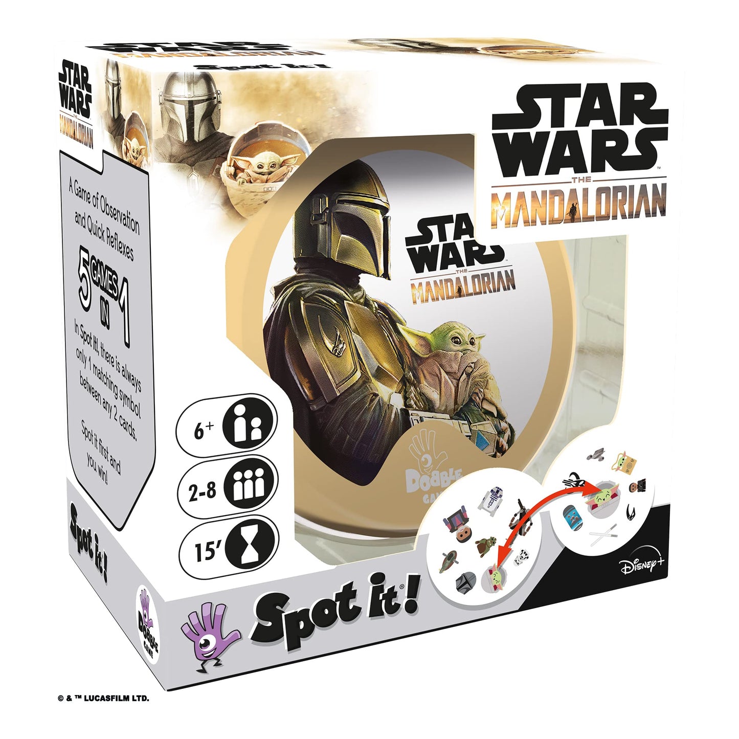 Spot It Star Wars Mandalorian Edition