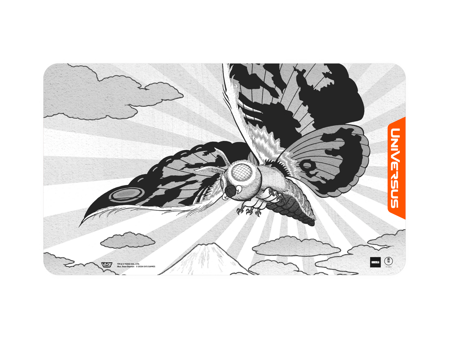 Playmat Godzilla Mothra Minus Color