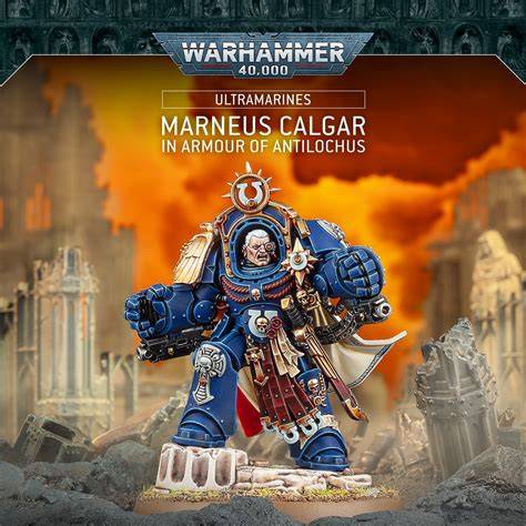 (GW) Ultramarines Marneus Calgar in Armour of Antilochus