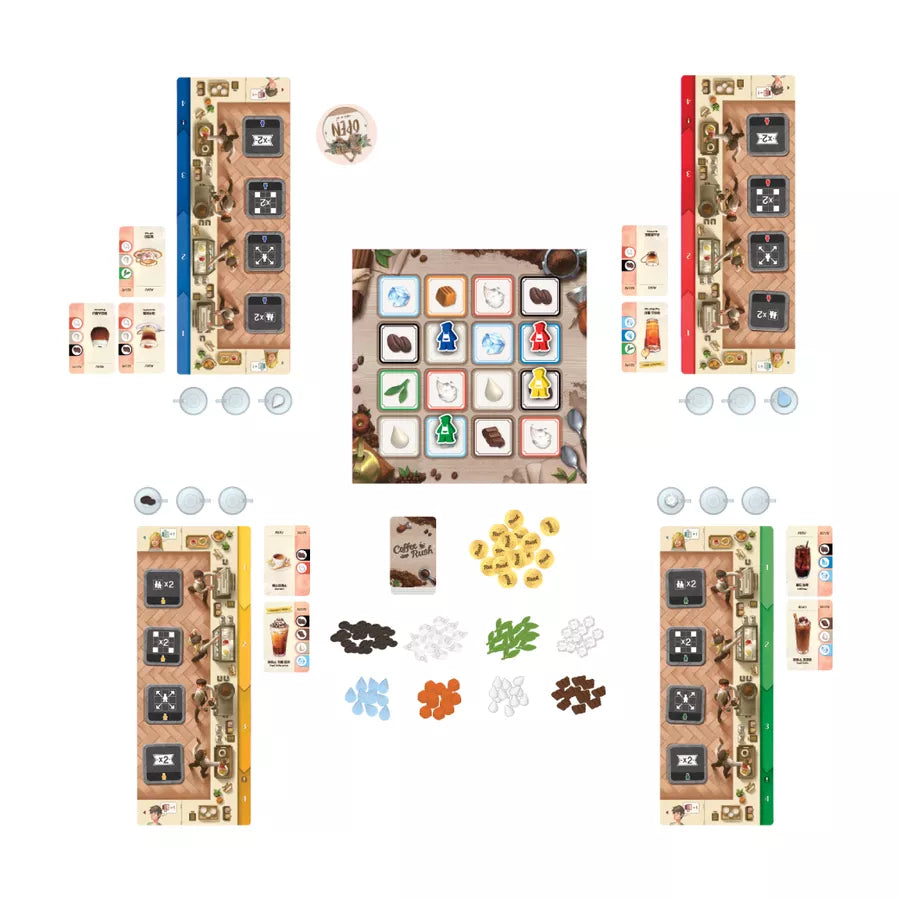 (Boardgame) Coffee Rush: The Base Game