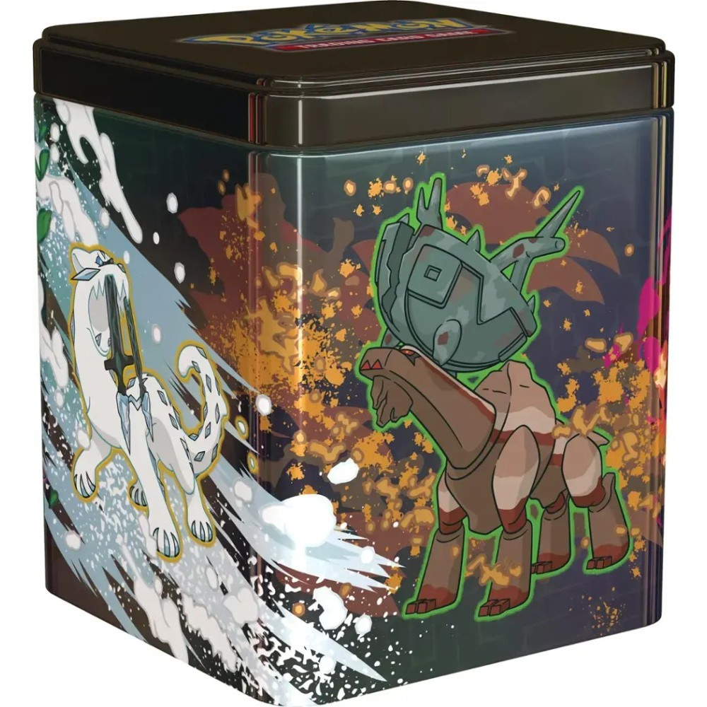 (Pmon) Stacking Tins - Treasures of Ruin, Ogerpon, Paradox