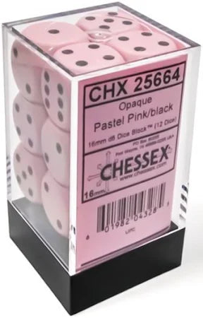 (CHX) Pastel 36ct 12mm d6 Pastel Dice Block [Assorted]